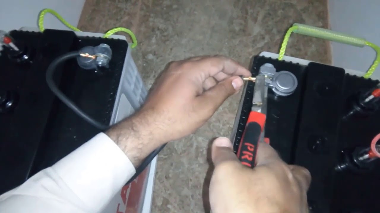 How to Connect an Inverter with Double Batteries at your