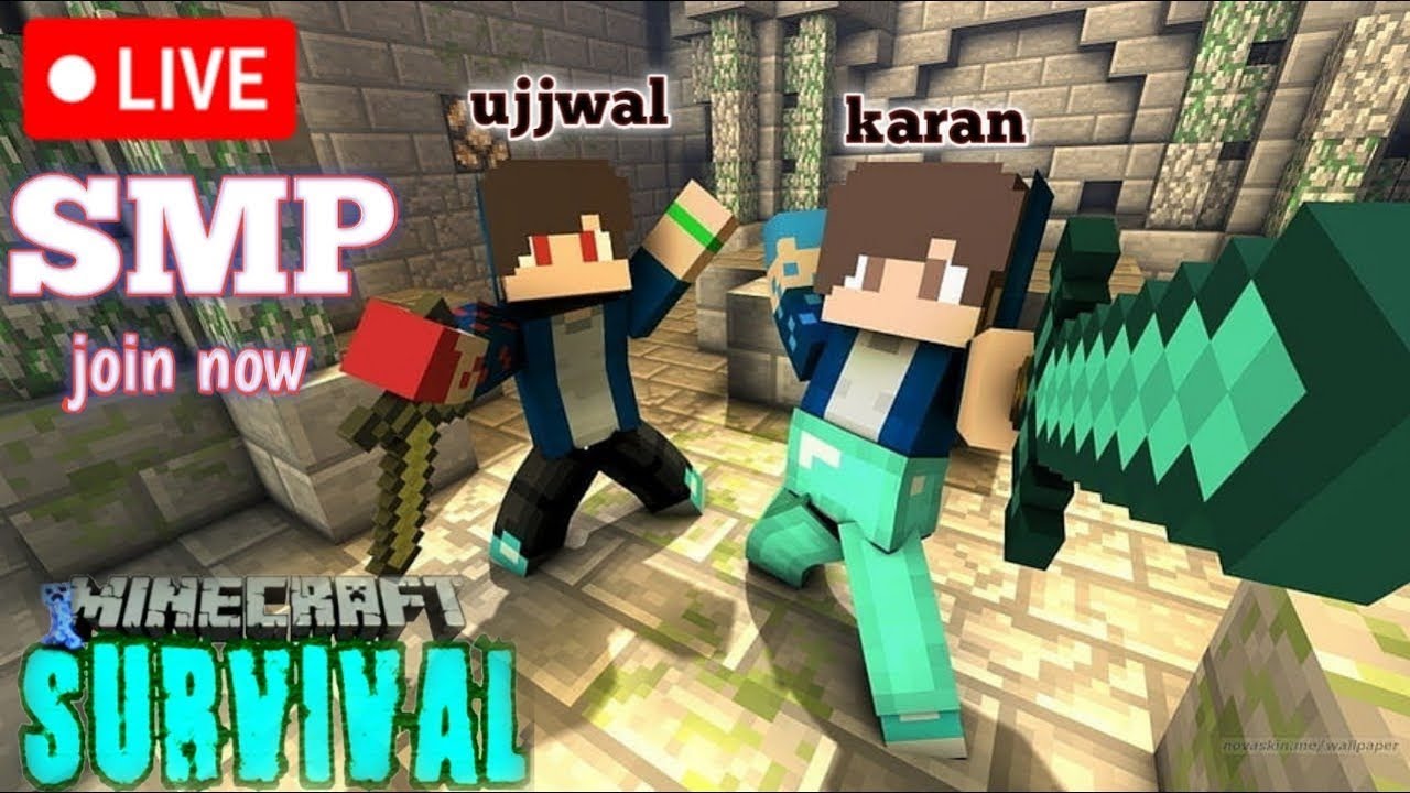 Playing Minecraft With Subs | Join Now | 🔴Live - YouTube