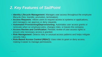 SailPoint: Key Concepts, Features, and Benefits Explained"