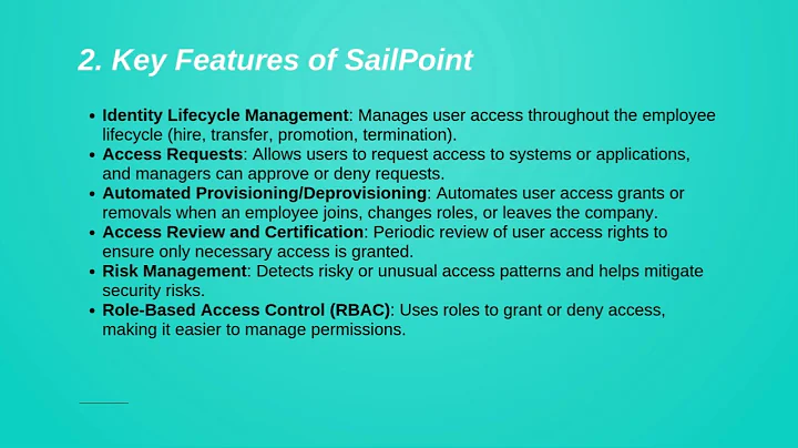 SailPoint: Key Concepts, Features, and Benefits Explained"