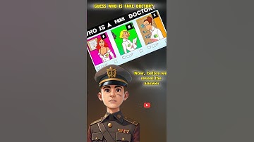 Guess who is fake doctor? #riddlechallenge #riddleoftheday #enigma #logicpuzzles