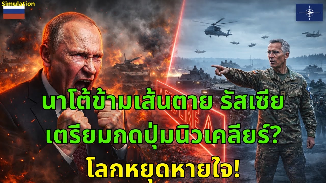 🚨 นาโต้ขยับใหญ่! ระดมทหารรับศึกรัสเซีย ปูตินเดือดลั่นโลก | การสร้างใหม่ด้วย AI