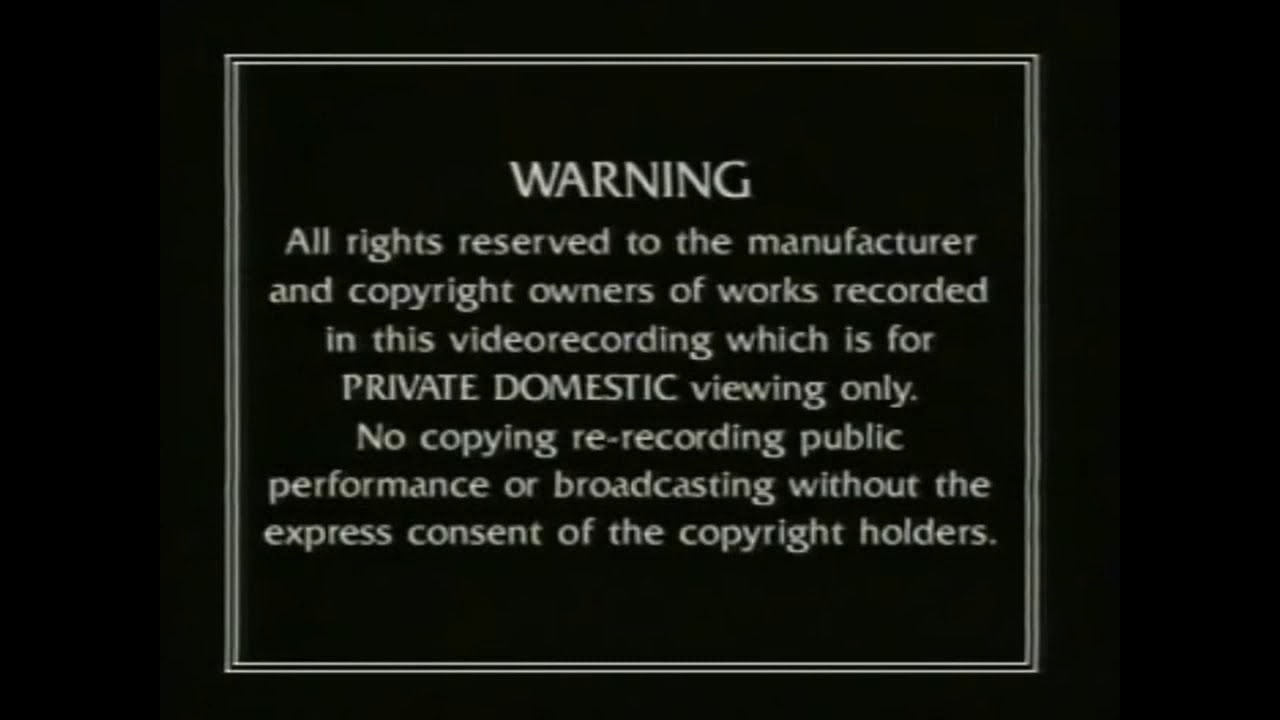 Thames Video Warning Screen (1990-1999 UK)