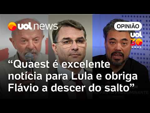 Quaest é excelente notícia para Lula e obriga Flávio Bolsonaro a descer do salto | Sakamoto