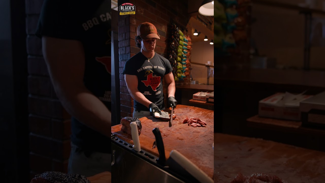 Fastest Black's BBQ Cutter In Central Texas