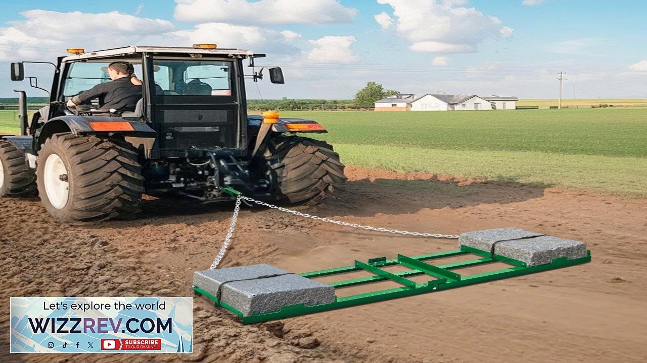 Drag Harrow 6 ft Heavy Duty Tow Behind Drag Harrow Driveway Grader Review
