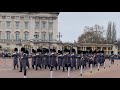 Changing the guard in London (Band of the Irish guards, 19/12/2021)