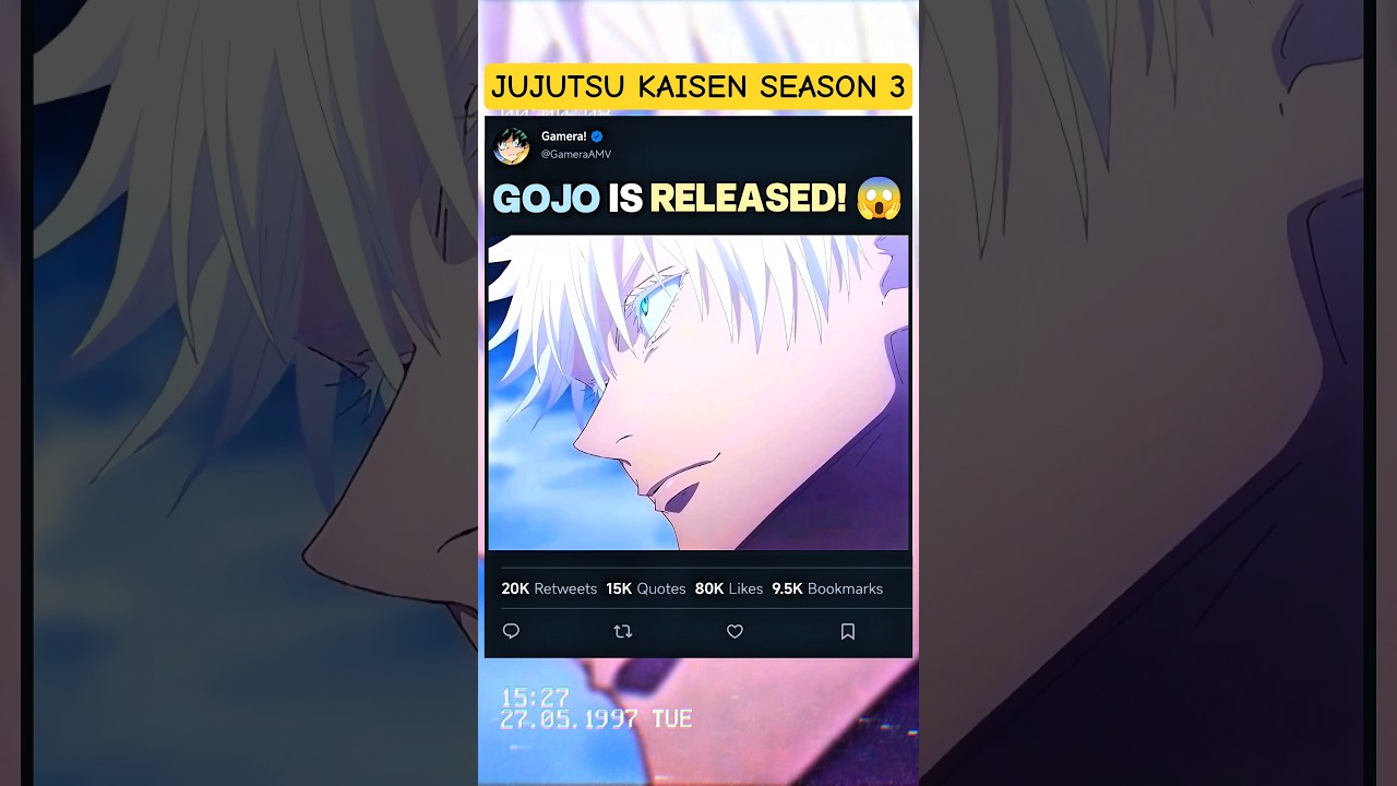 GOJO is RELEASED! 😱☠️ | 