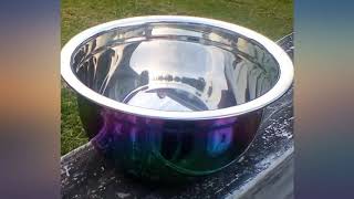 FGS Kitchen Rainbow Mixing Bowls – Set of 3 Colorful Nesting Stainless Steel Mixing review