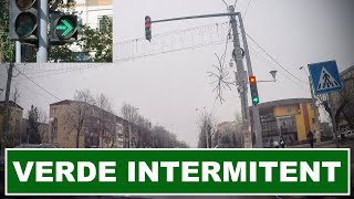 REGULI DE CIRCULATIE LA SEMAFOR VERDE INTERMITENT