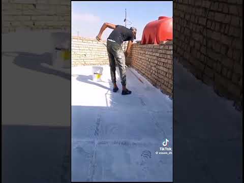 مادة روف كوت عازل للمطر ضروري تضيفولها الياف تنسى تسريب المياه