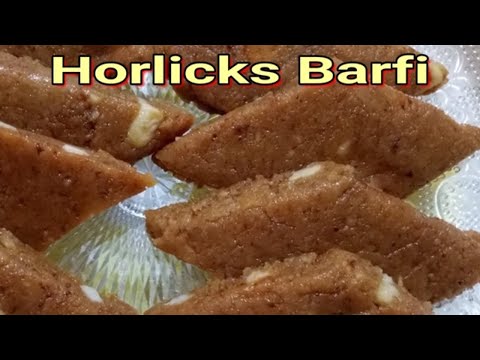 #horlicksbarfi#barfirecipe  Horlicks Barfi//Quick,Healthy and Delectable Home made Horlicks barfi
