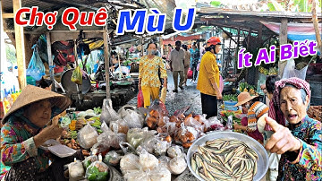 Chợ Quê Mùa Nước Lũ Bà Con Mua Bán Tấp Nập Cá Đồng, Rau Vườn - Cuộc Sống Thật Bình Yên