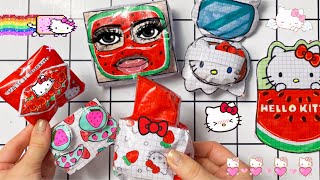 Paper DIY ❤ Hello Kitty Squishy MakeUp ❤ Roblox Skin Care