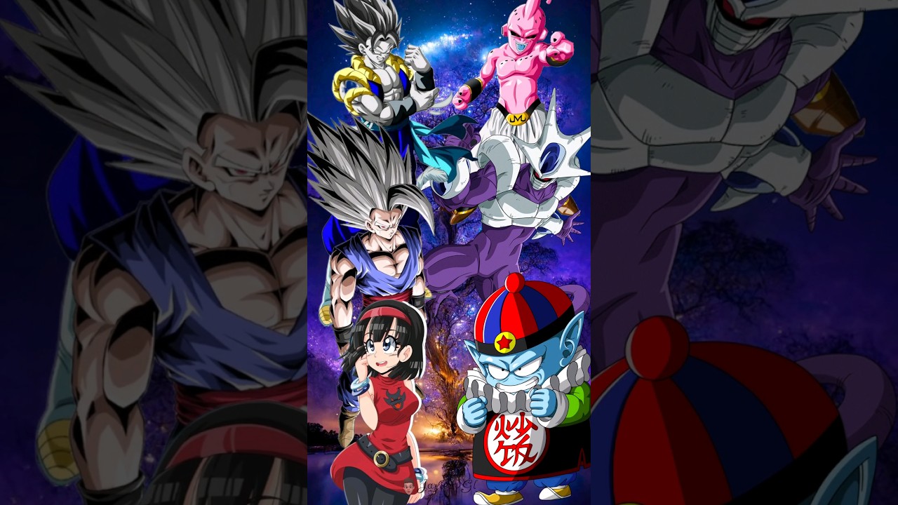 Who is strongest | Gogito Gohan Pan VS Buu Cooler Pilaf #shorts #dbs #anime #edit #viral #trending