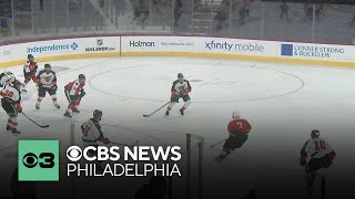 Celebrity hockey game in Philadelphia raises money for Ed Snider Youth Hockey & Education