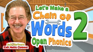 Let's Make a Chain of Words 2! | Open Segmented Phonics Version | Jack Hartmann screenshot 4