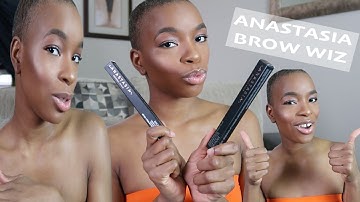 ABH Brow Wiz Skinny Brow Pencil FIRST IMPRESSION & DEMO || AmberCharmayne