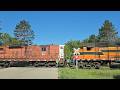 GP38 Pulls Dead Weight North To Channing, Then The Real Action Starts.. 1221 Is Alive!! #train