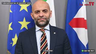 Il Vicepresidente del Consiglio Regionale della Campania Luca Trapanese proposta di legge