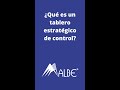 ¿Qué es un tablero estratégico de control?