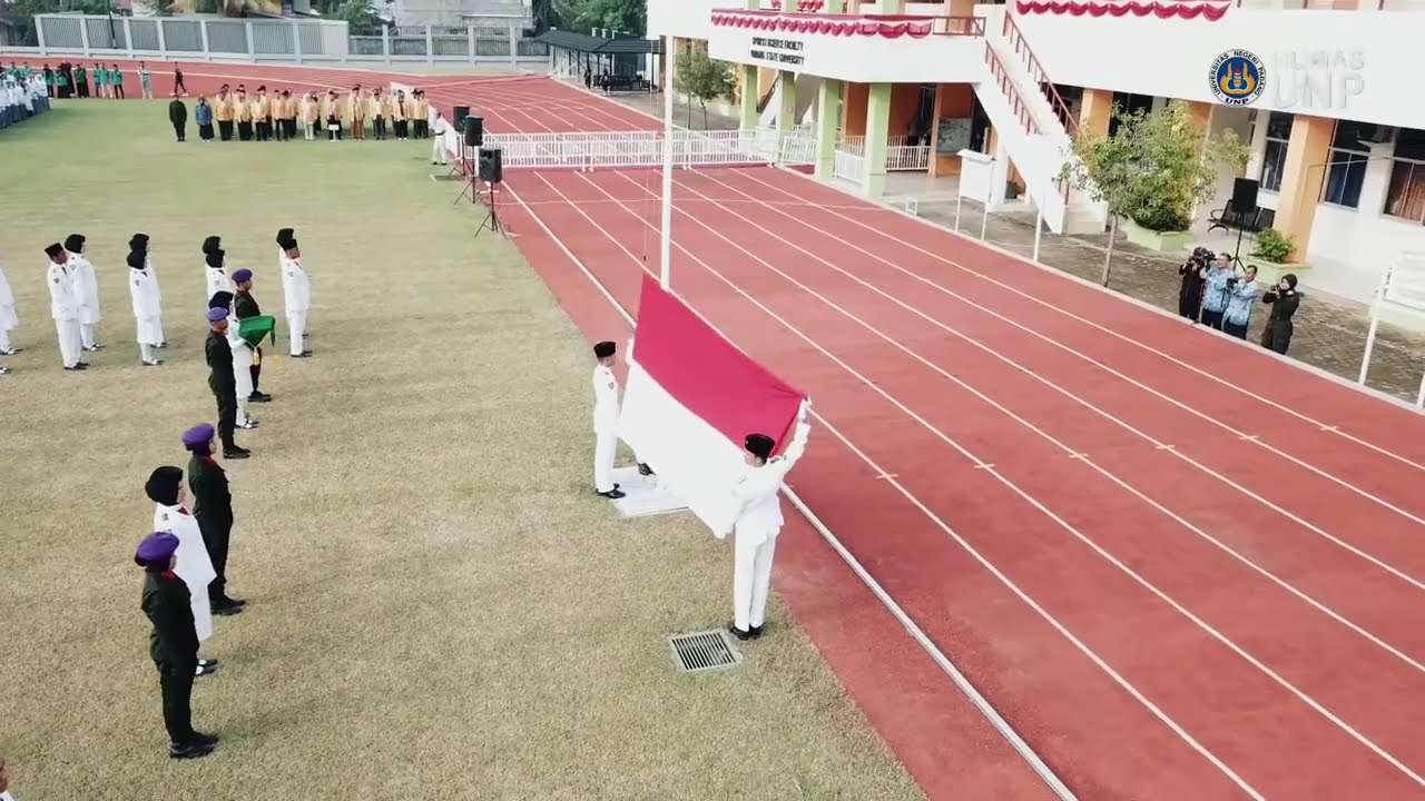 Upacara 17 Agustus 2023 di UNP