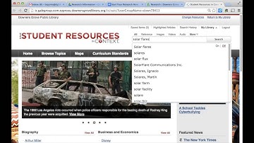 Using Databases for Science Research