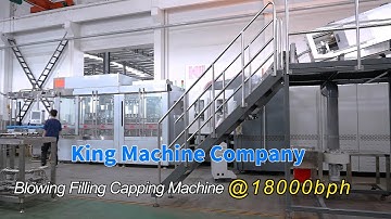 18,000bph Blowing Filling Capping Machine for  Mali Water Factory
