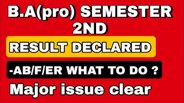 B.A (PRO) SEMESTER 2ND RESULT DECLARED | DU SOL SEM 2 RESULT OUT | AB/F/ER WHAT TO DO?| MAJOR ISSUES