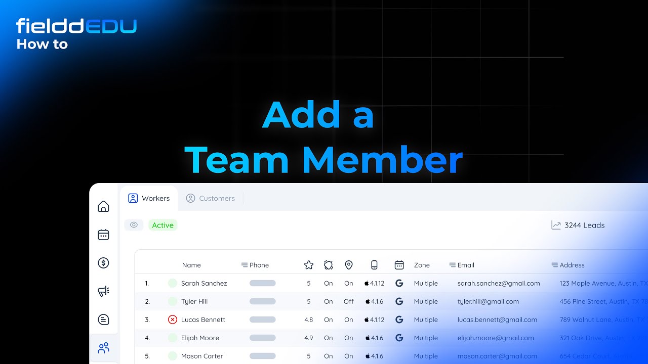 How to Add a Team Member | fielddEDU - YouTube
