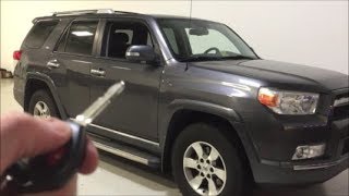 Quick demo of a remote car starter added to 2014 toyota 4runner by
extreme audio. this system scenario works on the 2010-2018 model with
standa...