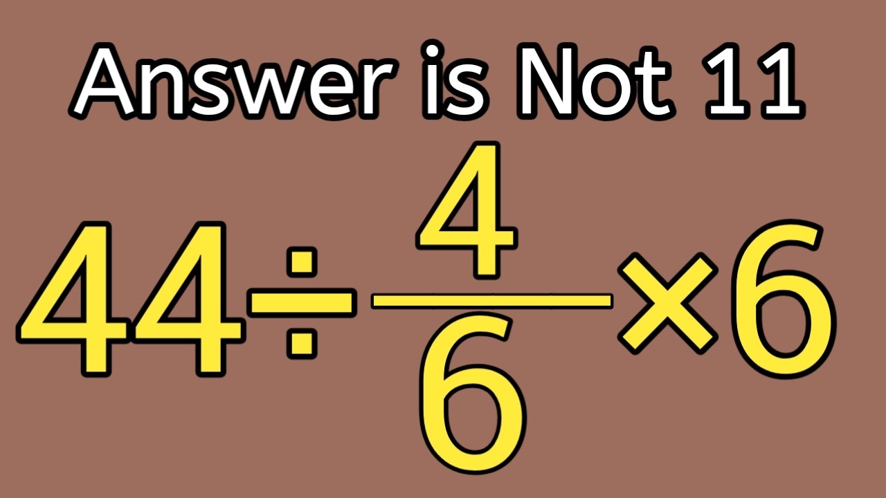 Most people get this math question wrong! 🤯