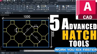 5 Productive Hatch Tools #AutoCAD Tutorial Net Worth