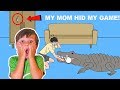 My Mom STOLE My VIDEO GAMES! My Mom Hid My Game Nintendo System