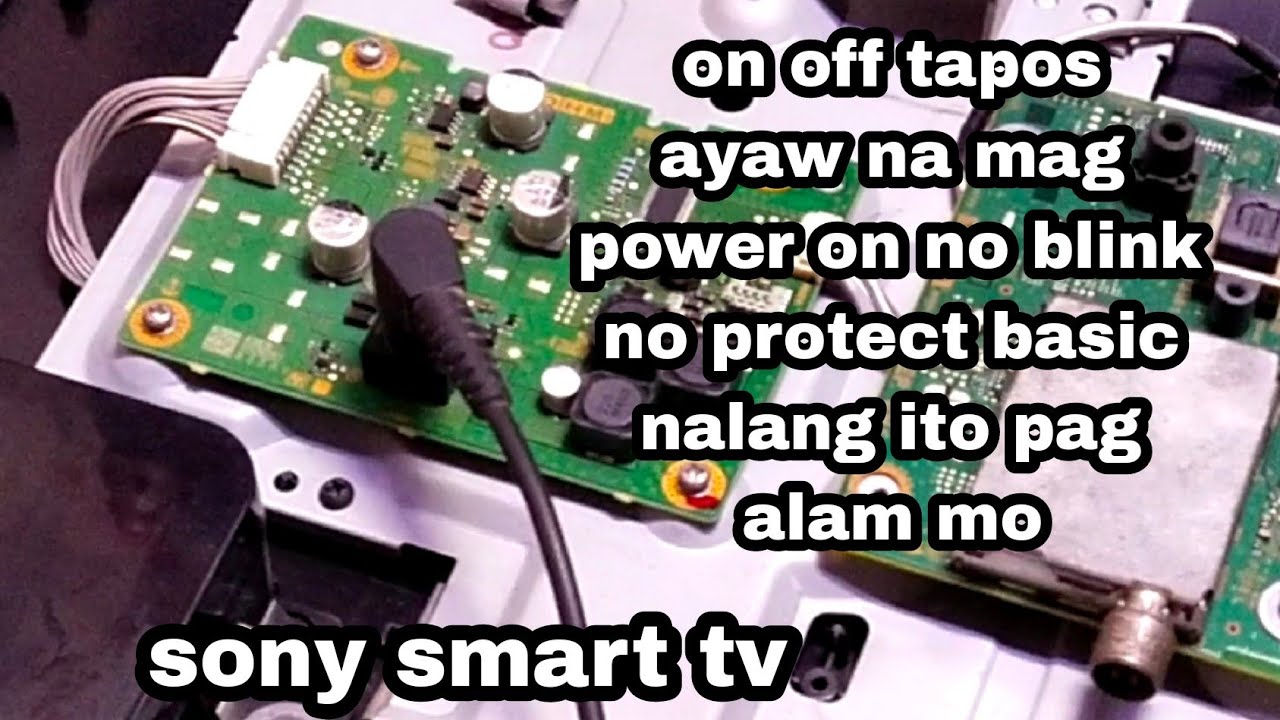 sony 40 smart tv on off no protect code