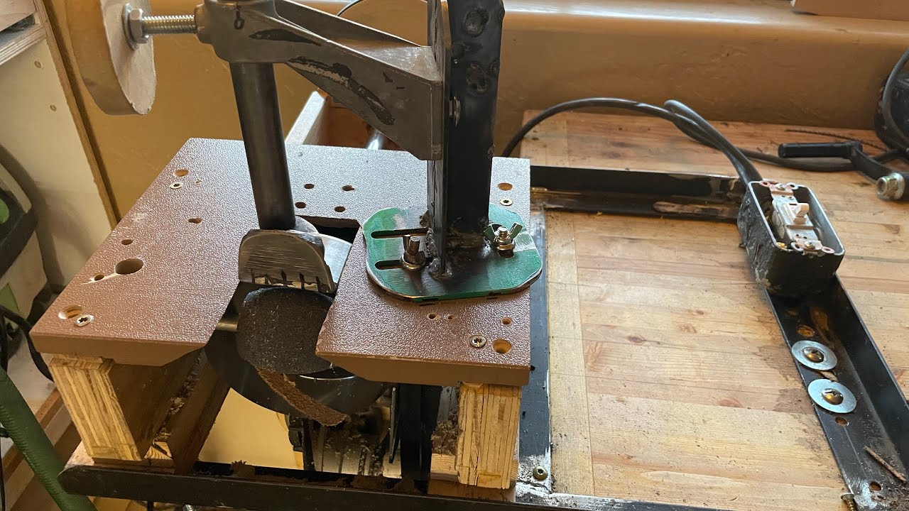 DIY Bell Skiving Machine Hillbilly style