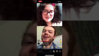 Cameron and Emma talking on Instagram Live 03-21-20