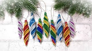 Игрушки на елку за 5 минут своими руками 🎄 НОВОГОДНИЕ 2020 🎄 diy christmas ornaments