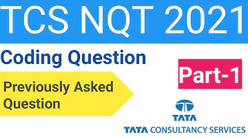 TCS NQT Coding Question 2021 With Solution  | Part-1 | Keywords