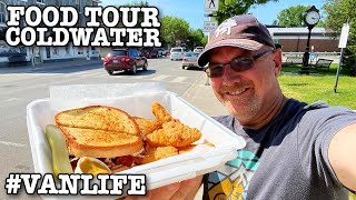 Van Life • FOOD TOUR in COLDWATER #Vanlife