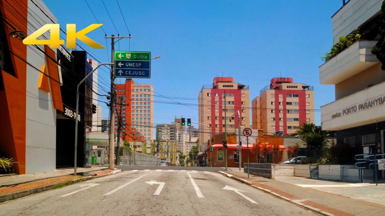 Dirigindo em São José dos Campos SP • Brasil 4K