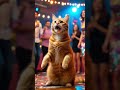 😱 Dancing Cat Shocked Everyone! 🐱💃 | Funny Cat Party Moment #cat viral short #dancing cat