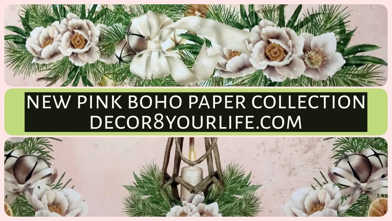 New Paper Collection Flipthrough Scrapbook Card Making Craft Supplies