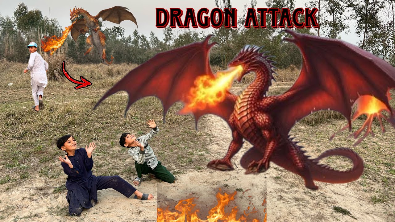 Khazana dhondnee jungle gay likn dragon nay hamla kar dia😥.#dragonattack #dragonfire #jungalijanwer