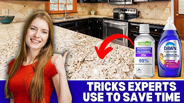 😱Make Your Granite Countertops Sparkle Again!✨ (So Easy!)