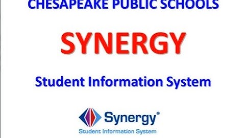 Synergy ParentVUE Informational Video