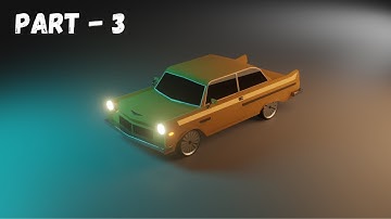 Low Poly Car  |  Part-3  |  Blender  |  Tutorial |  #blender2.9 #blender #3d #modelling