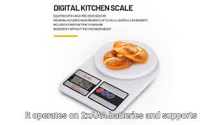 SF-400 Digital Kitchen Scale Review | Budget-Friendly, Accurate, and Compact!