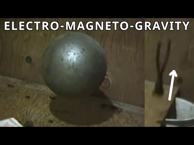 Efeito Hutchinson - A fronteira do desconhecido Hutchison Effect: 80-pound Mill Ball Levitating Up and Down for 10 ...