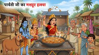 पार्वती जी का मशहूर हलवा Funny Story | Hindi kahani | fairy tales | kahaniyan